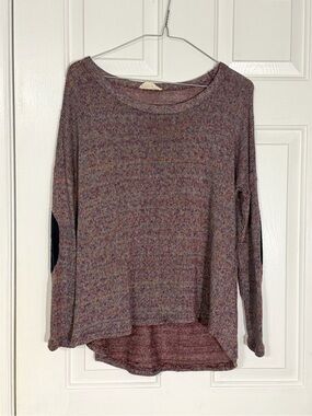 Bo Bel long sleeve Multicolor Top Elbow Patches Small
